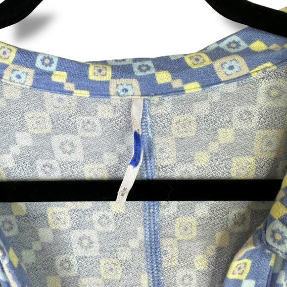 Free People Shayla Collared Retro V-Neck Racer Back Wide Leg Halter Jumpsuit - Picture 8 of 10